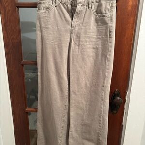 Stylish Tan Wide-Leg Pants - Express